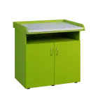 PP - 106 pult přebalovací s matrací, 2-dveřový, nika, jarní zeleň